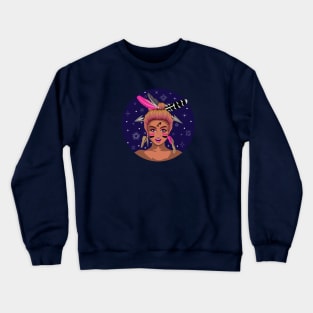 Sagittarius girl Crewneck Sweatshirt